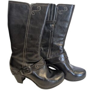 Dansko Women's Rylan Crazy Horse Western Boots Size 39 Black